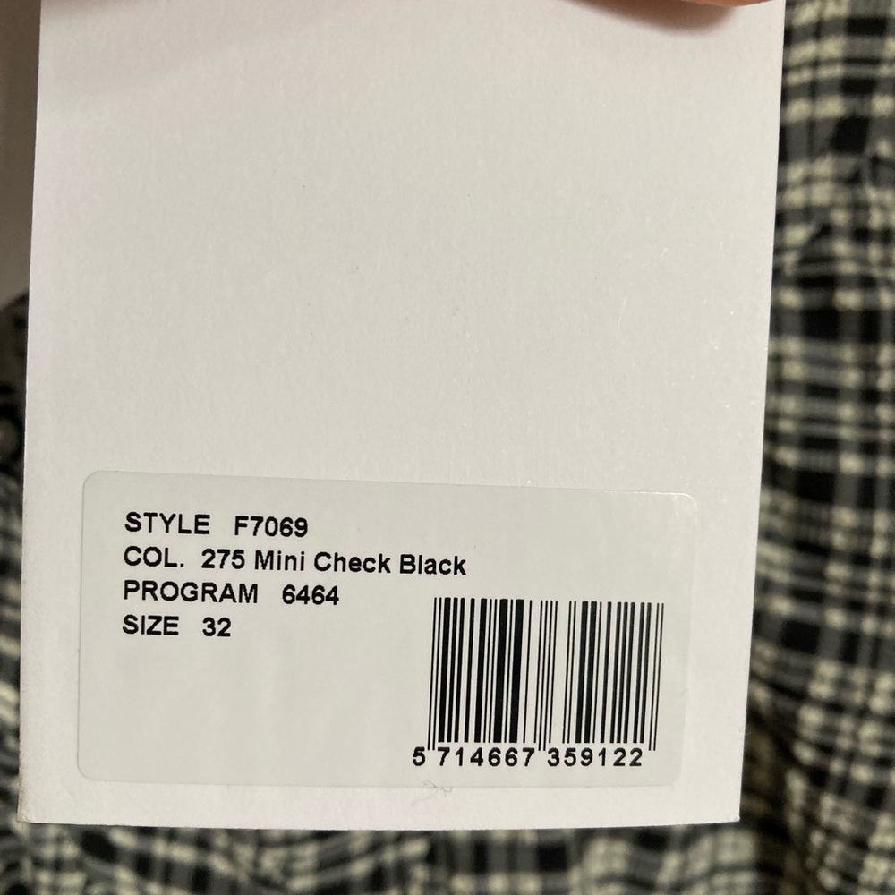 Ganni Ruched Seersucker Checked Mini Dress, EU 32 (NWT) - Picture 5 of 5
